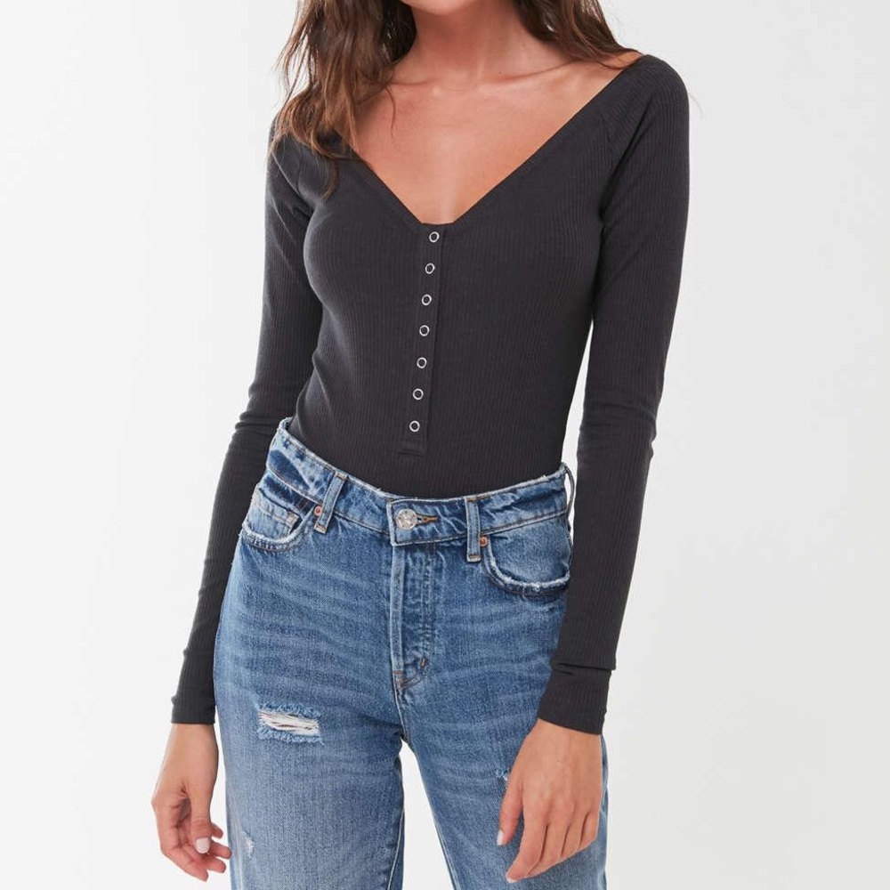 Out From Under Ribbed Bodysuit